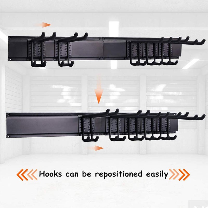 Ultrawall 24-Inch Wall Mounted Ski Rack, Holds Up to 300lbs, Powder-Coated Steel with Rubber Coating, Customizable Spacing, Easy Installation - Image 4